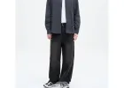 에잇세컨즈 커브드 팬츠 블랙