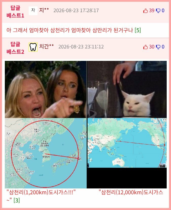 한중일의 1리里가 다르다는걸 깨달은 일본인 (2)