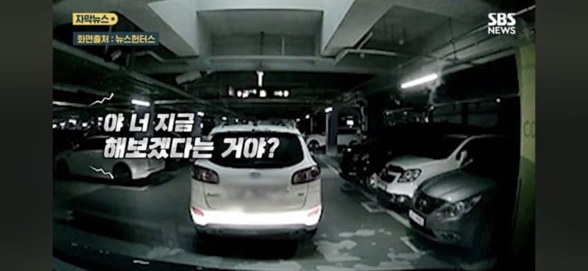 앳된 여성 택배기사 보더니 주차 ㅈ같이 한다며 쌍욕 퍼붓는 남성 (9)