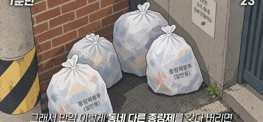 종량제 봉투는 왜 옆동네에선 못 쓰는 걸까? (20)
