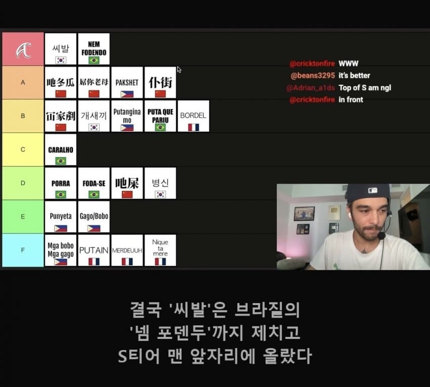 싱글벙글 어감 ㅆㅅㅌㅊ인 단어 (8)