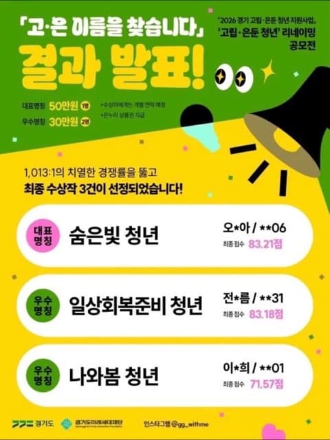 나거한 “쉬었음 청년” 네이밍 근황