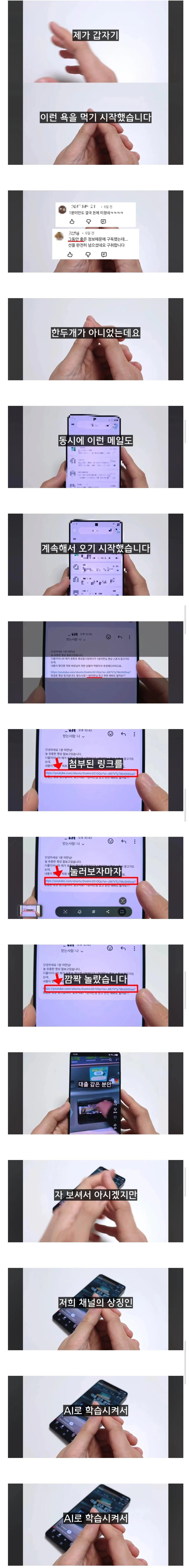 모 유튜버가 자기 영상 도용 당함