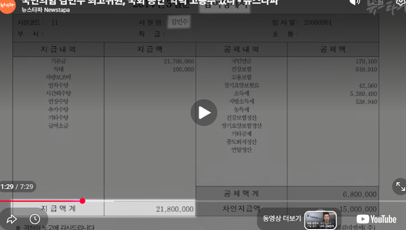 국짐 김민수최고의원 악덕사업주 ㅋㅋㅋ (3)