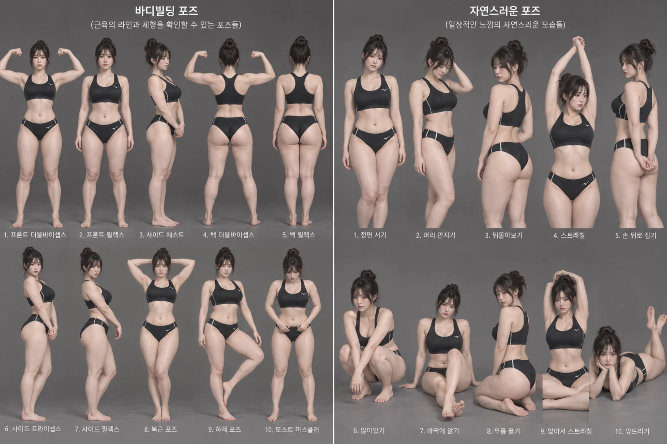 ㅇㅎ,챗지피티) 165cm, 81kg, BMI 29.8 여자, 인바디표 참고하여 이미지 생성. (6)