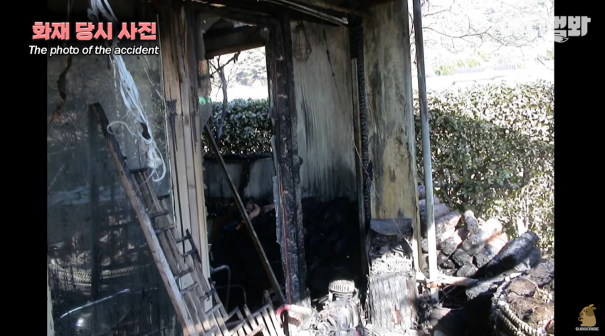 싱글벙글 자신을 치료해준 아재를 불길속에서 구한 털바퀴 (7)