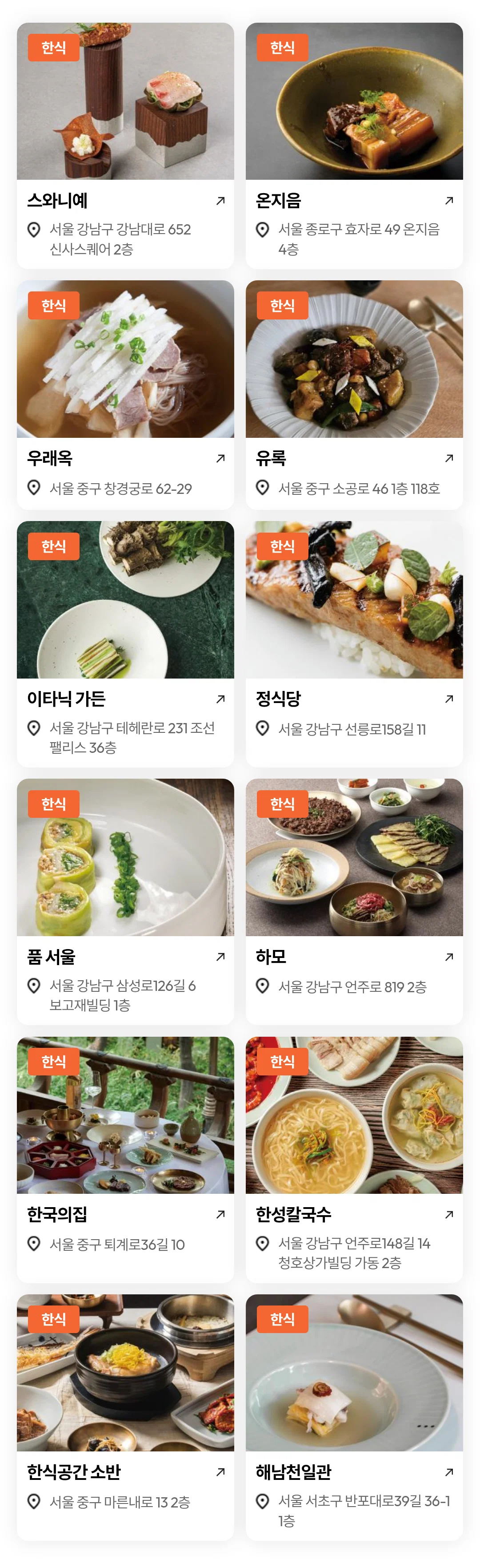 2026 서울 미식 100선 가게 모음 (4)