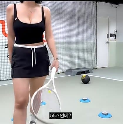 ㅇㅎ)테니스 유망주의 레전드 육각형 반응속도... (22)