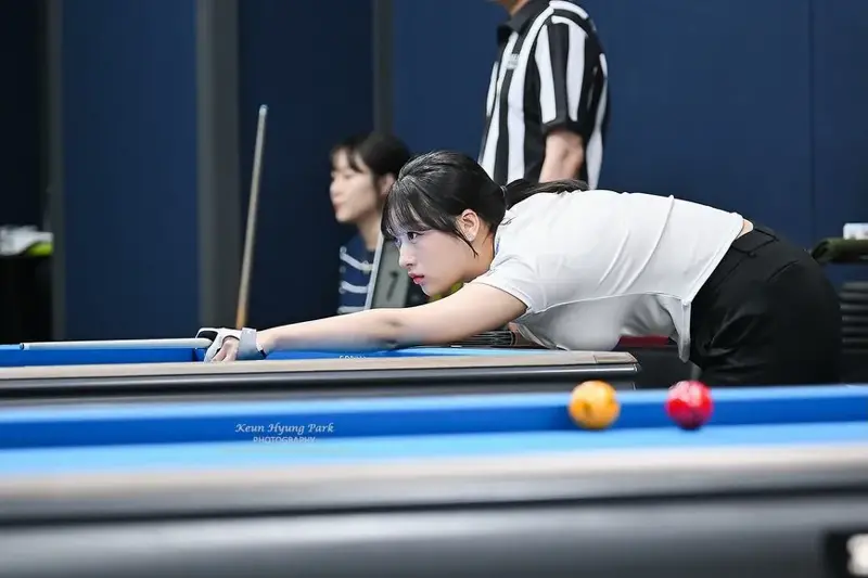 (ㅇㅎ?) 장가연 선수 당구 브릿지 (2)
