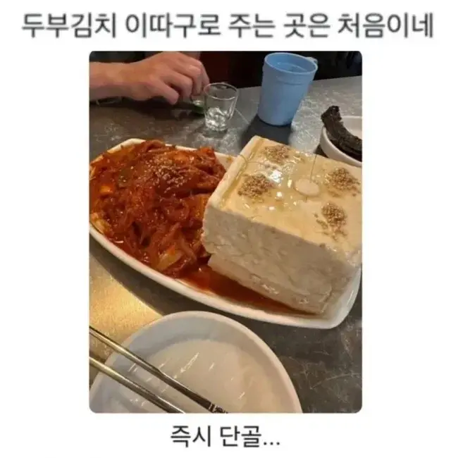두부김치 이따구로 주는 곳은 처음이네 (2)