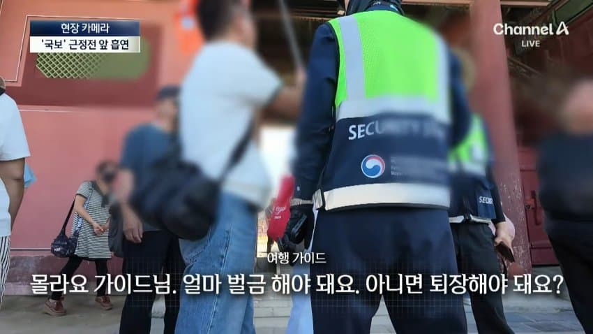 경복궁서 버젓이..담뱃불 붙이는 관광객 (8)