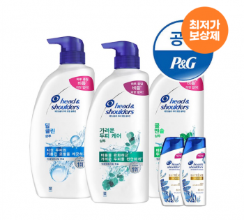 [기타] 헤드앤숄더 샴푸 850ml 3개+미니샴푸 2개 증정