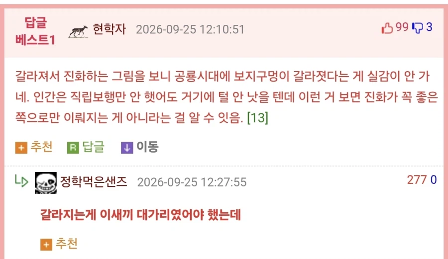 진화론을 조롱하는 대학생 (3)