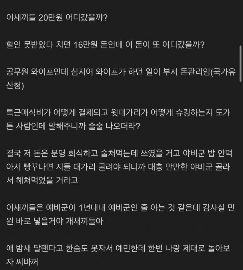 대전 서구 동대장, 횡령 및 예비군에 패드립 논란 (5)