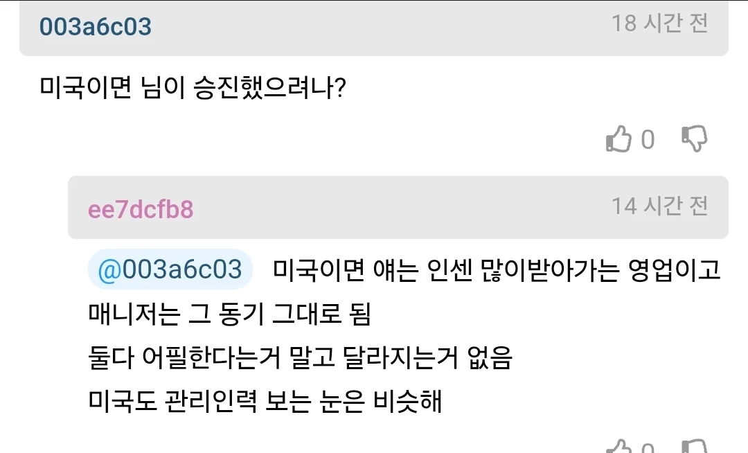 차장 진급에 떨어진 사람의 분노 (3)