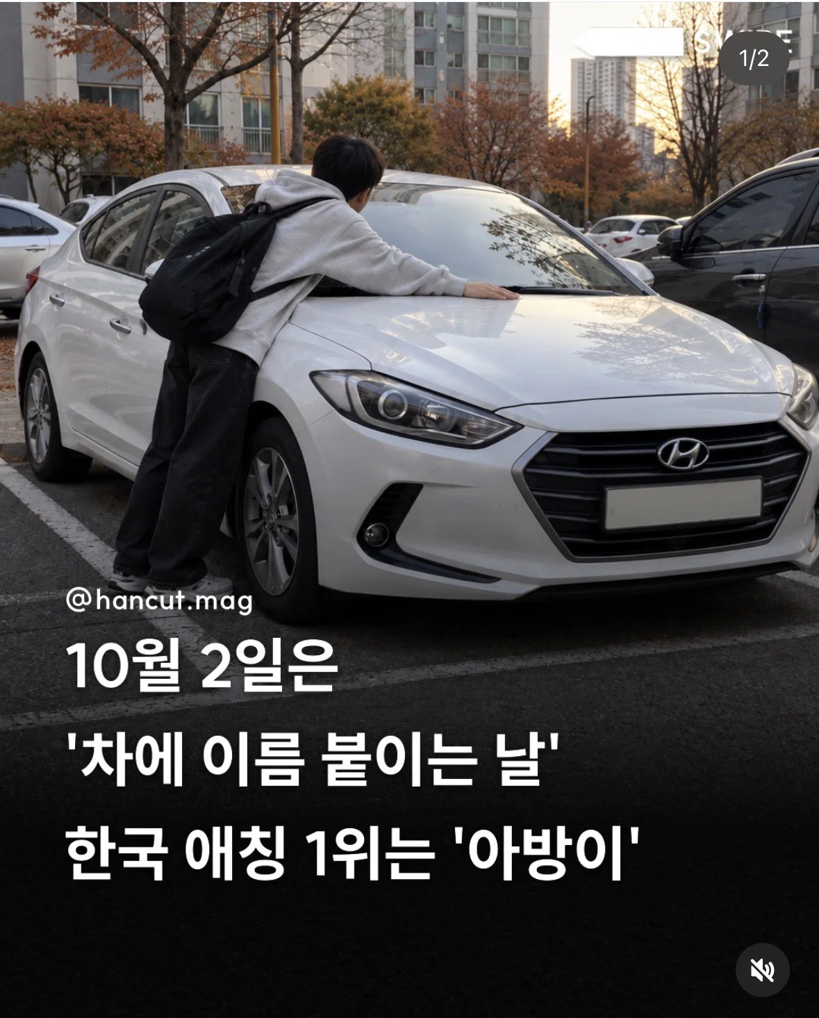 10월 2일은 ‘차에 이름 붙이는 날’