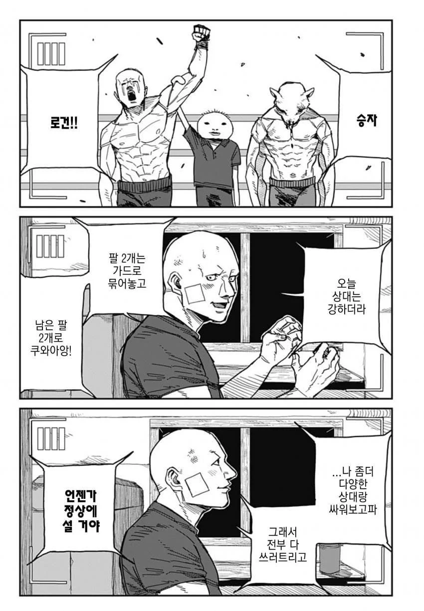최강이라 불리던 격투가 만화 (4)