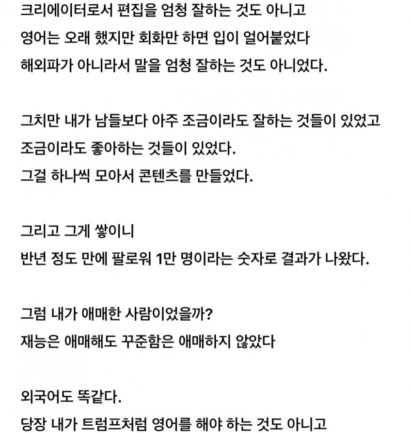 싱글벙글 애매한 재능일수록 외국어 공부를 시작해라 (5)