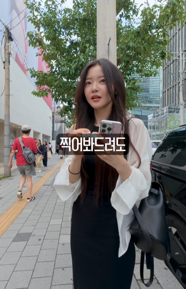 존예녀에게 사진 찍어주겠다고 했는데 뷰티모델 (3)