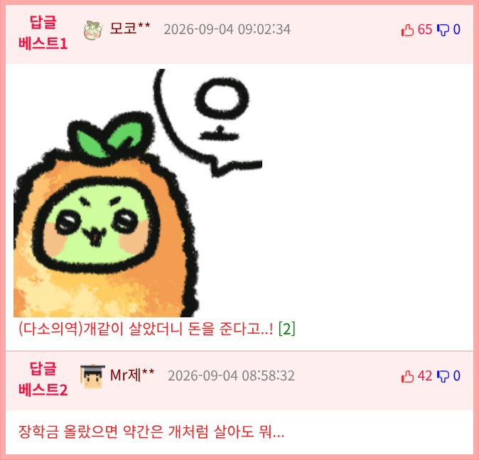명태로 장학금 받고다닌 교수 (2)