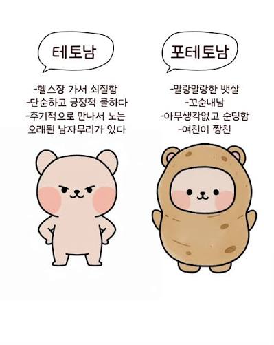 요즘 테토남보다 인기 많다는 포테토남