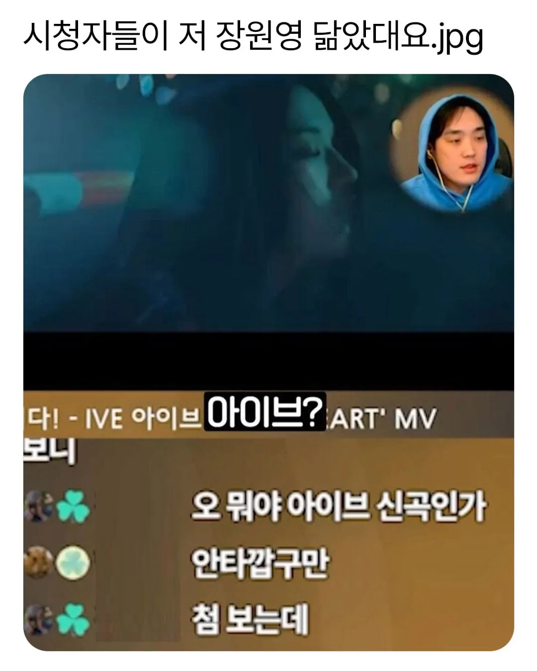 [스압] 시청자들이 저 장원영 닮았대요