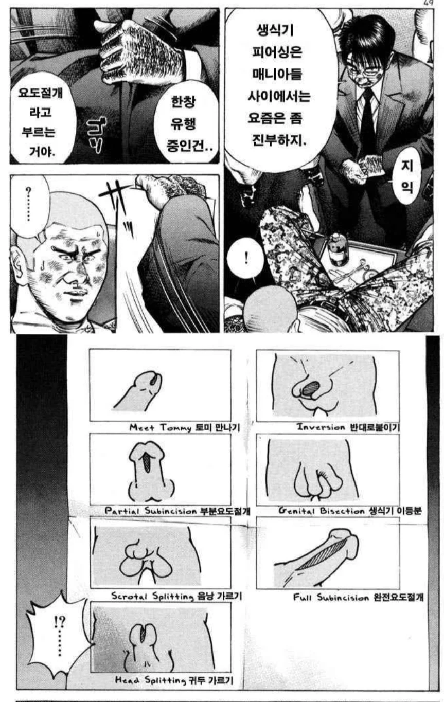 (혐) 변태 야쿠자가 자백 받아내는 방법