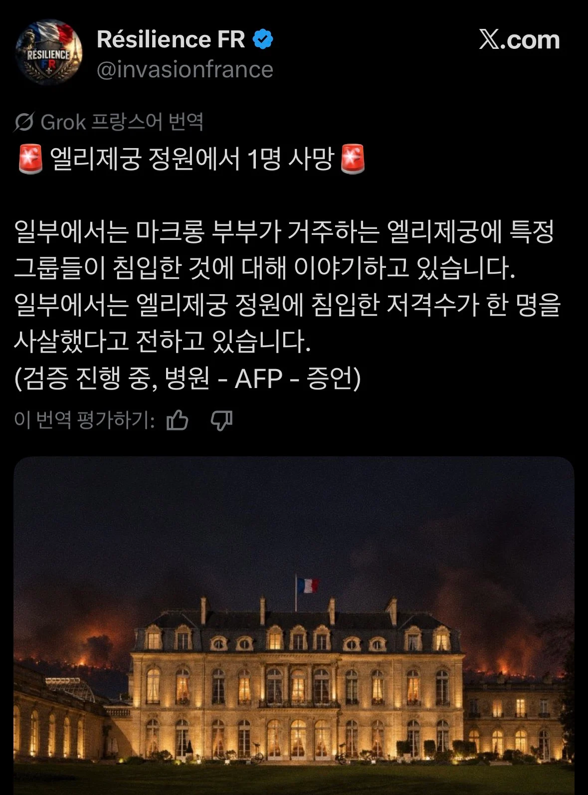 실시간 프랑스 전통놀이 근황