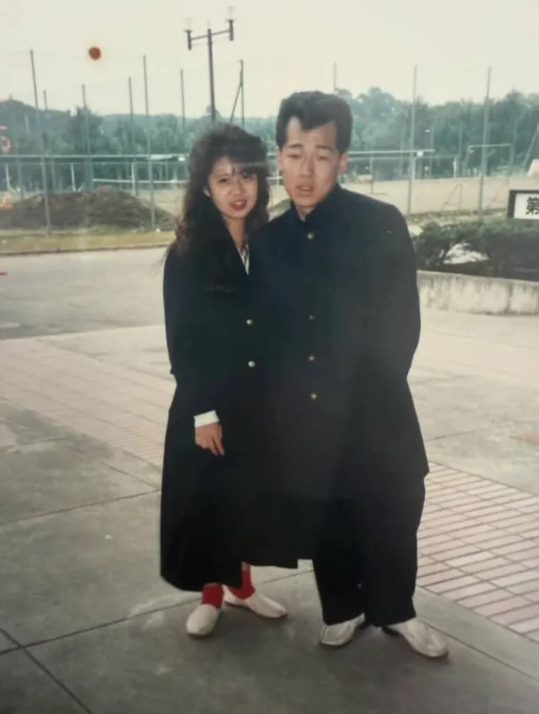 일본 쇼와시대 17세 양.키 커플의 현재모습 (2)