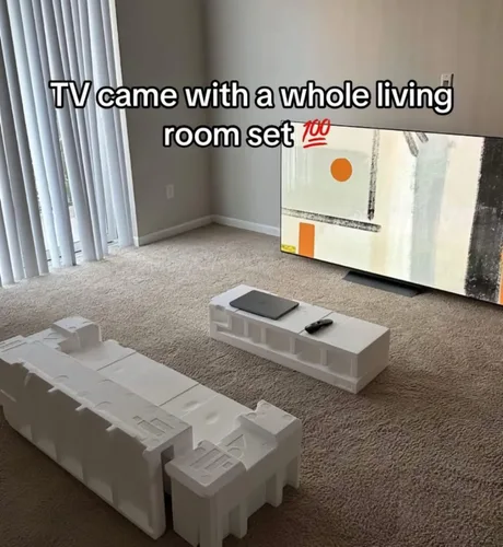 tv 샀더니 세트로 가구도 딸려옴