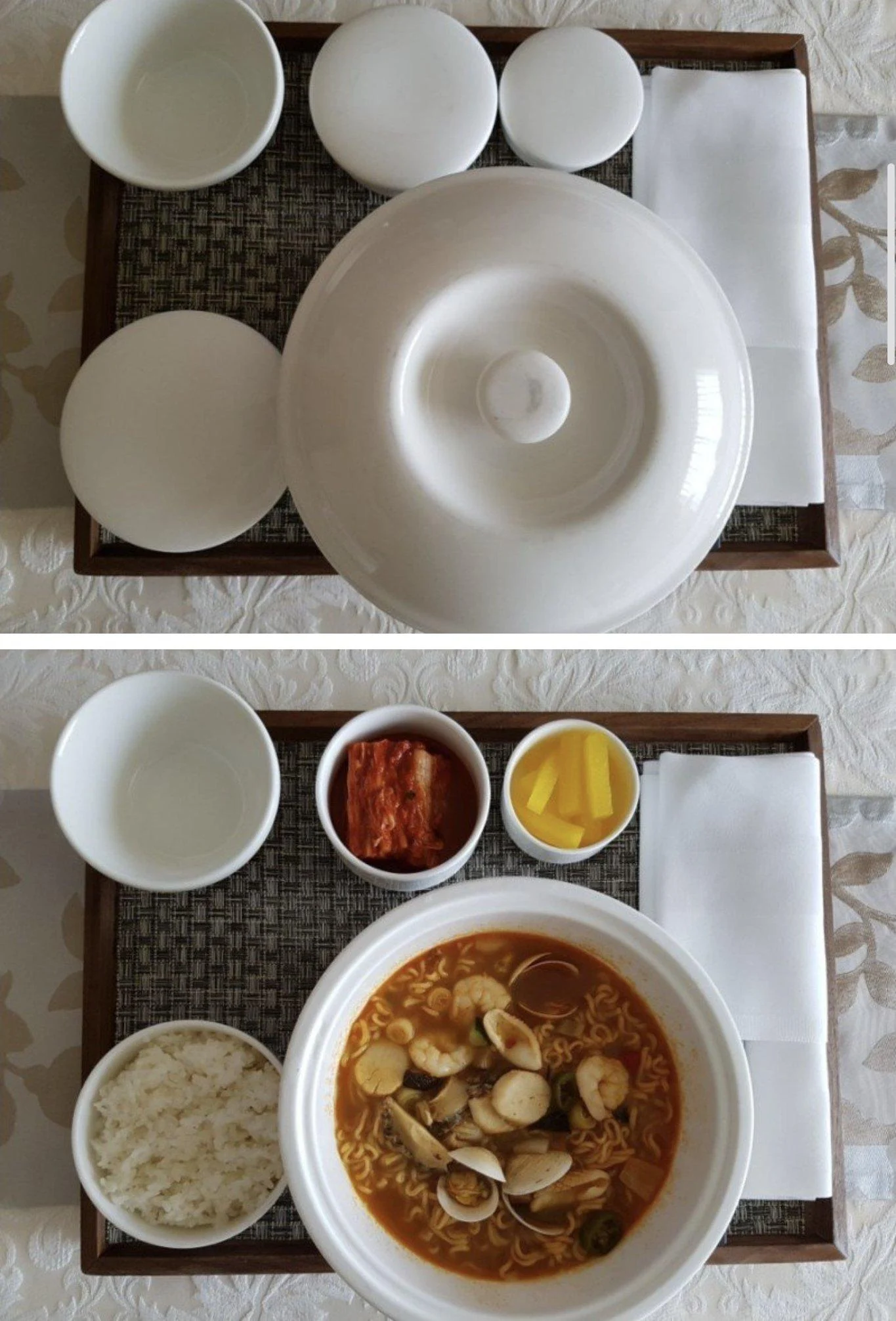 신라호텔 룸서비스 라면 클라쓰