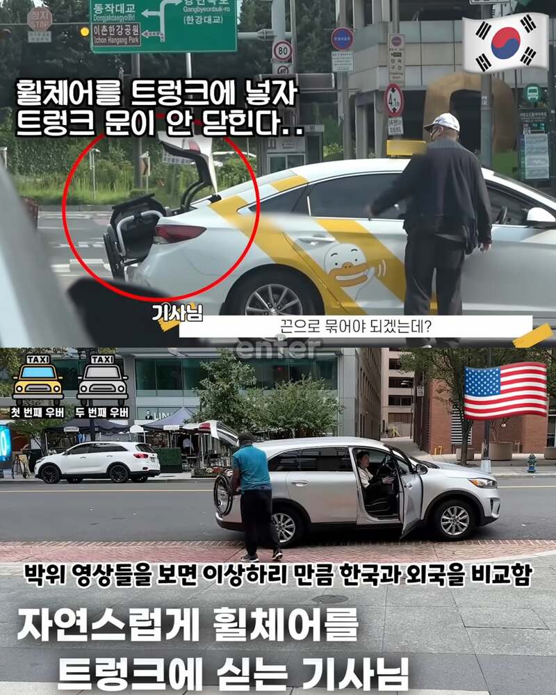 외국과 비교하면서 한국 트집잡는 박위