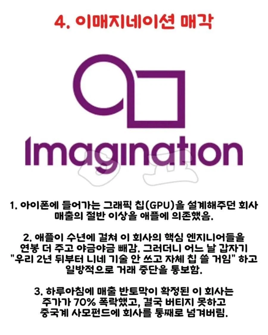 애플이 하청업체한테 개짓거리들. (4)