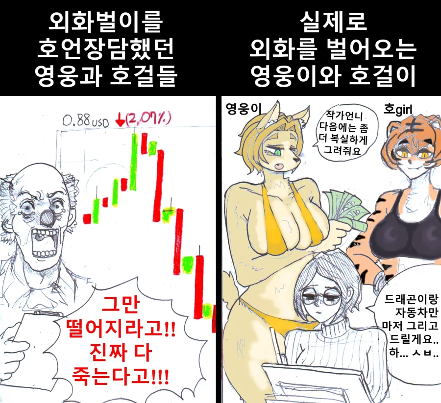 외회를 벌어오는 영웅호걸