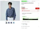 스파오 레귤러핏 샴브레이 셔츠