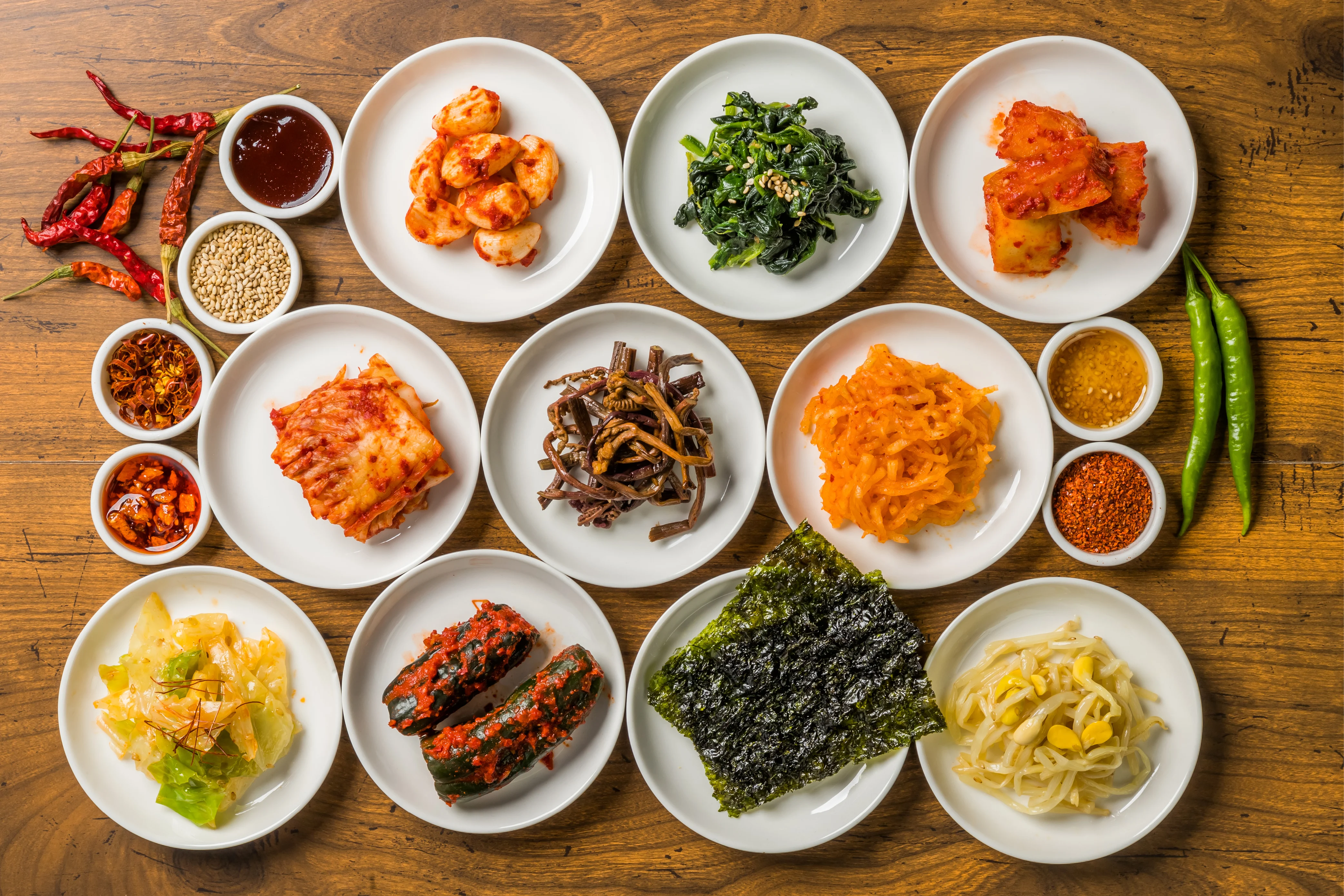한국은 채식주의자와 무슬림을 위한 요리가 없다. (16)