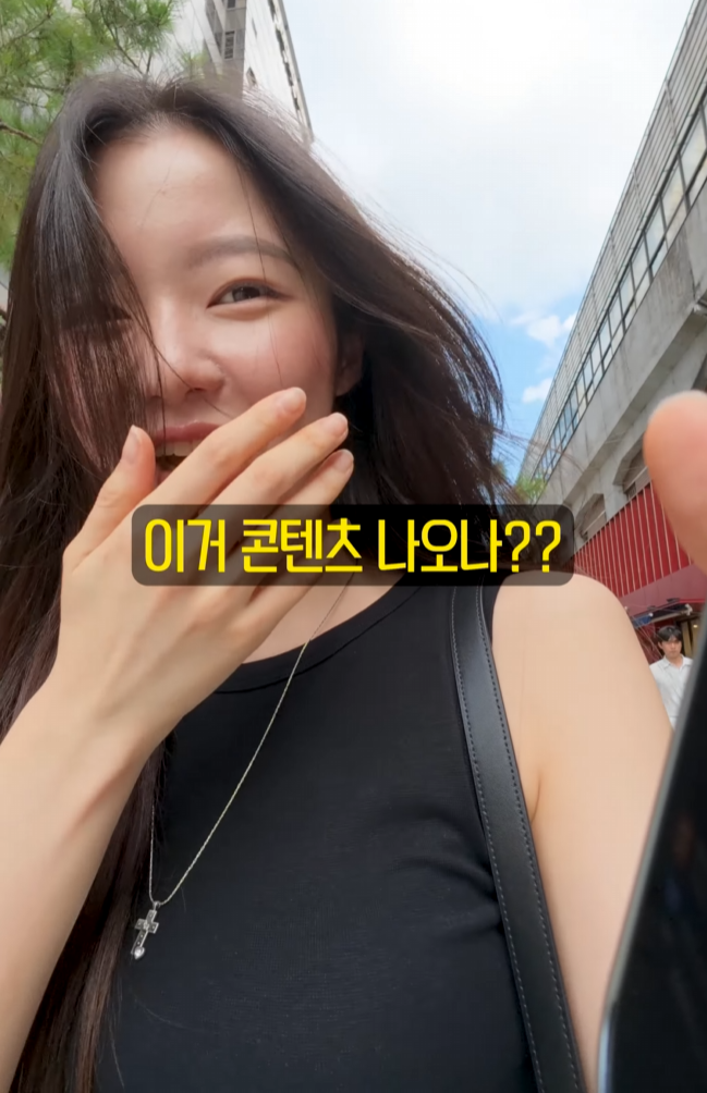 존예녀에게 사진 찍어주겠다고 했는데 뷰티모델 (20)