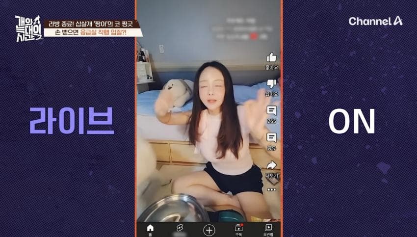 싱글벙글 반려견이 스트레스 받는데도 방송 촬영은 멈출 수 없다는 보호자 (6)