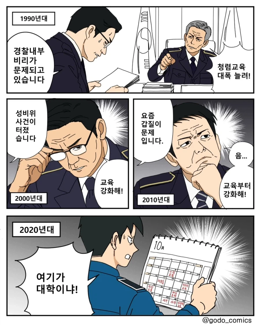 경찰의 내부 문제 해결 방법.manwha