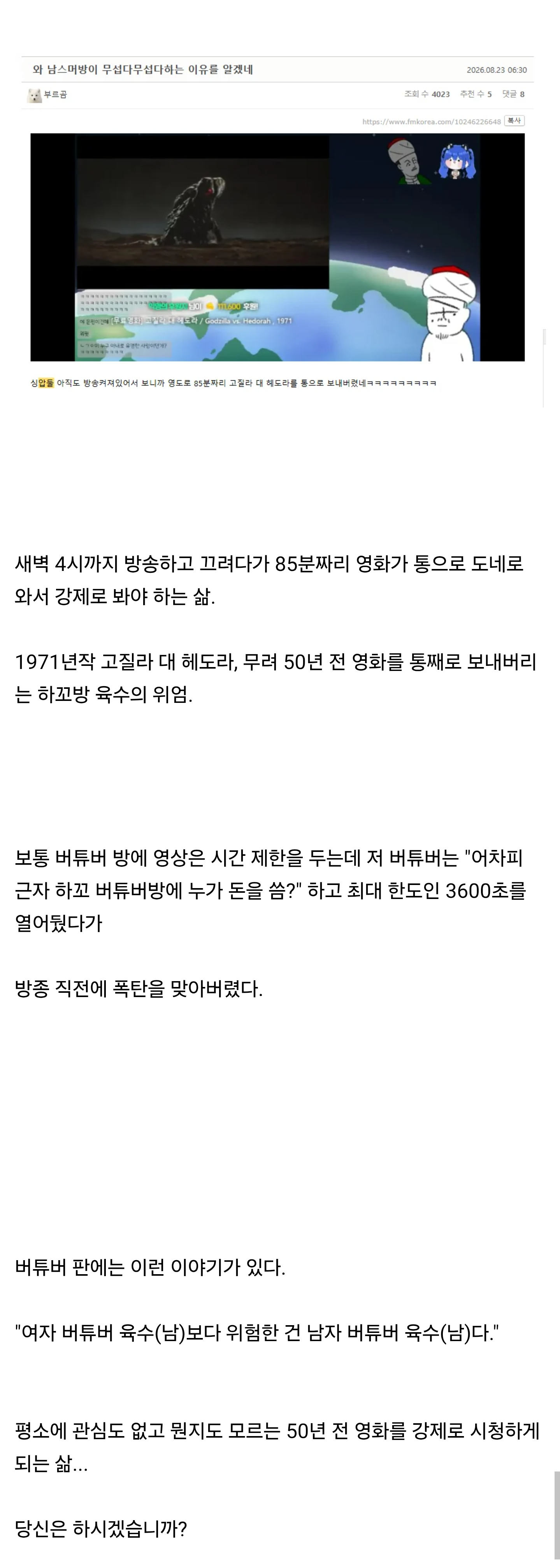 하꼬 남자 버튜버의 삶 (2)