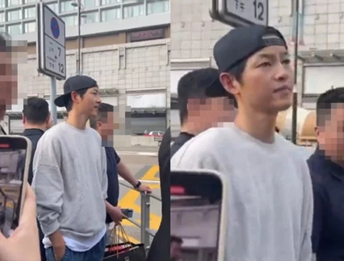 송중기, 전처 송혜교 언급에 얼굴 찌푸려…팬들 ‘무례 발언’ 논란