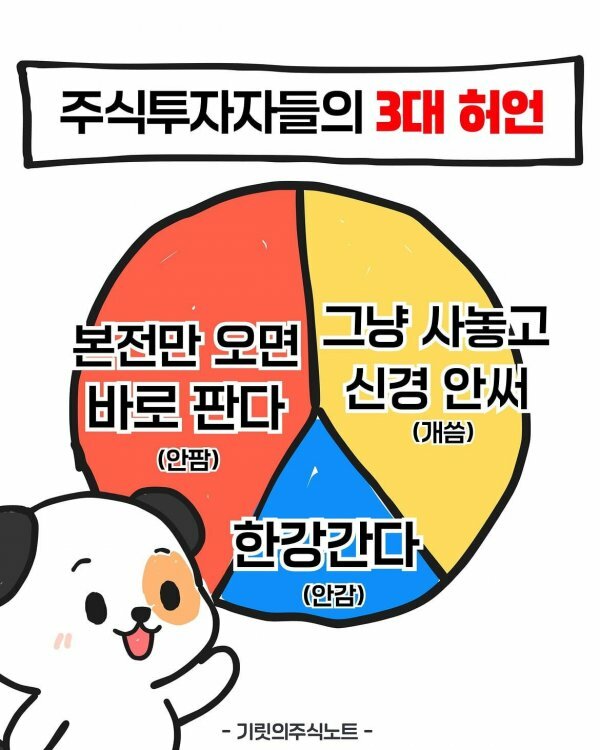 주식투자자들의 3대 허언