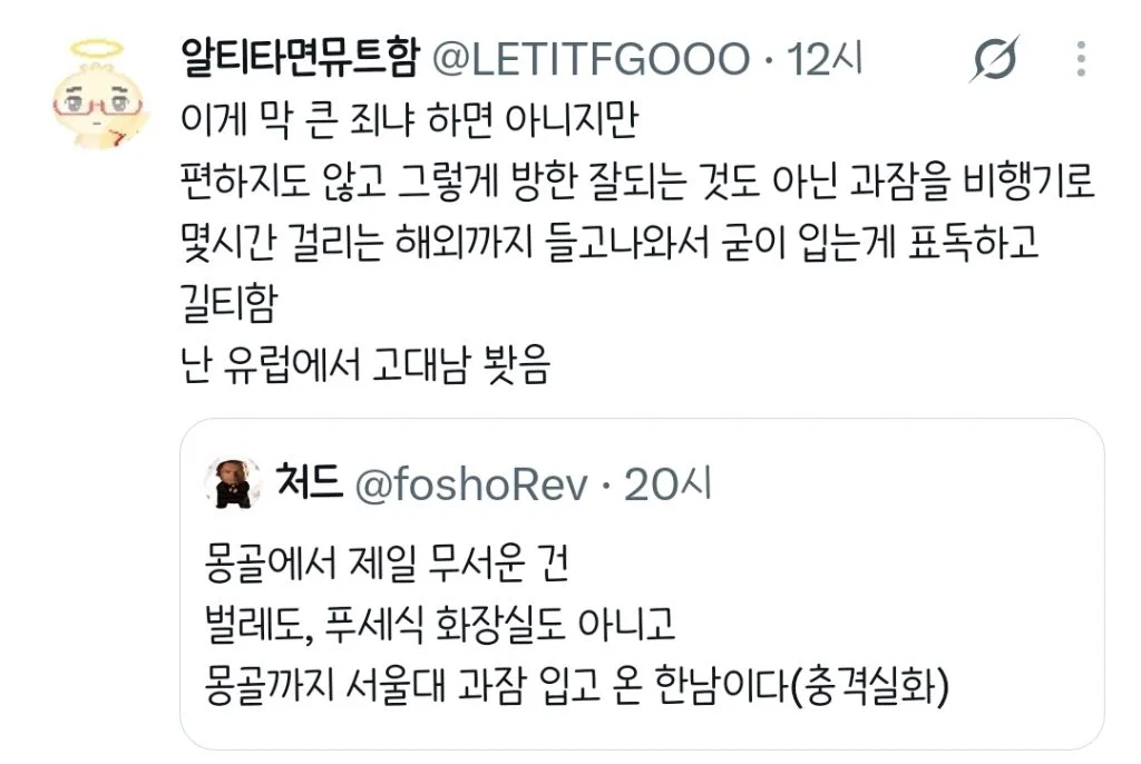 몽골까지 서울대 과잠 입고 온 한국남자.twt (5)