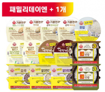 [기타] 오뚜기밥 210g x 63개 흰밥·수향미밥·현미밥 등 (개당 597원, 페이코)