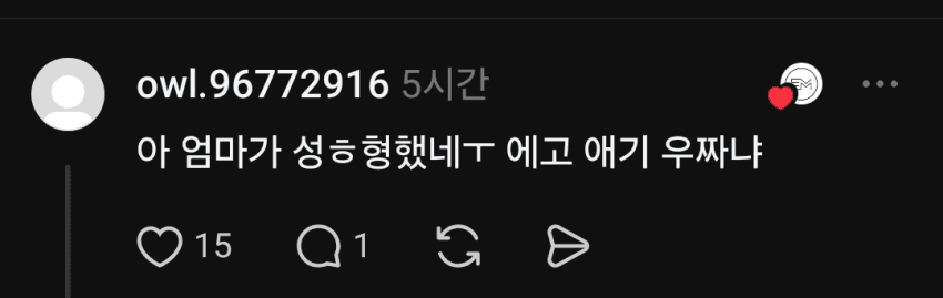 싱글벙글 애낳고 sns하면 안되는 이유 (7)