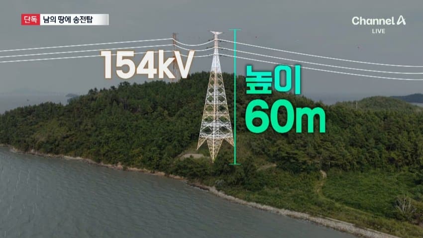 [단독]“지도에 바다라서”…개인 사유지에 송전탑 세운 한국전력 (6)