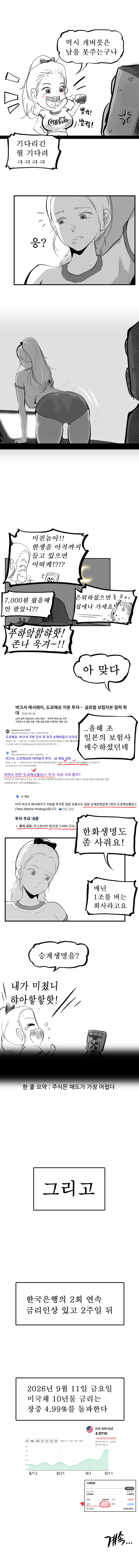 (ㅇㅎ) 한국은행이 2회 연속 금리인상하는. manhwa (9)