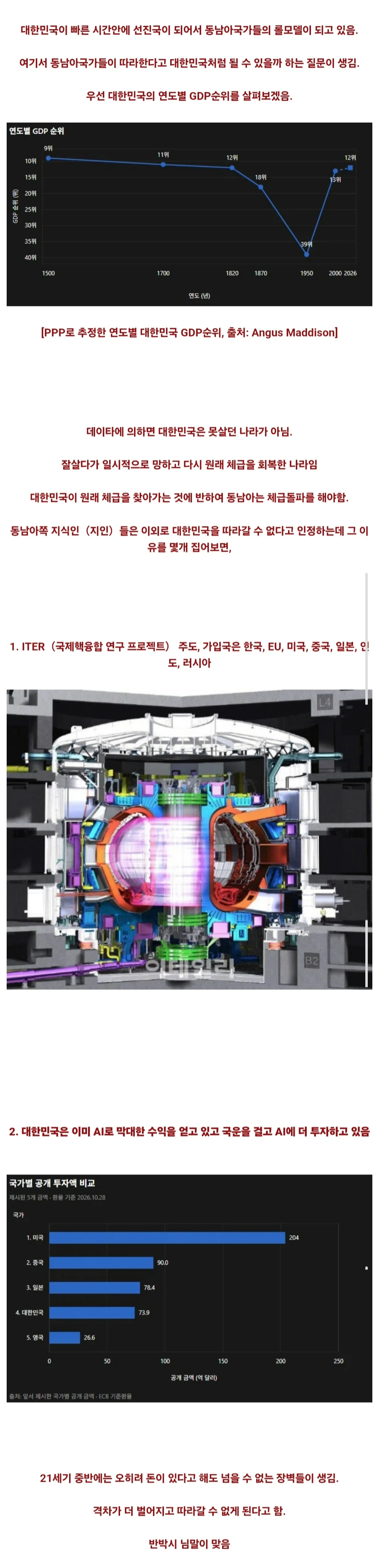 동남아가 착각하는 대한민국의 체급
