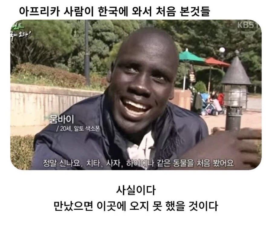 짤 한장으로 본 아프리카의 오해