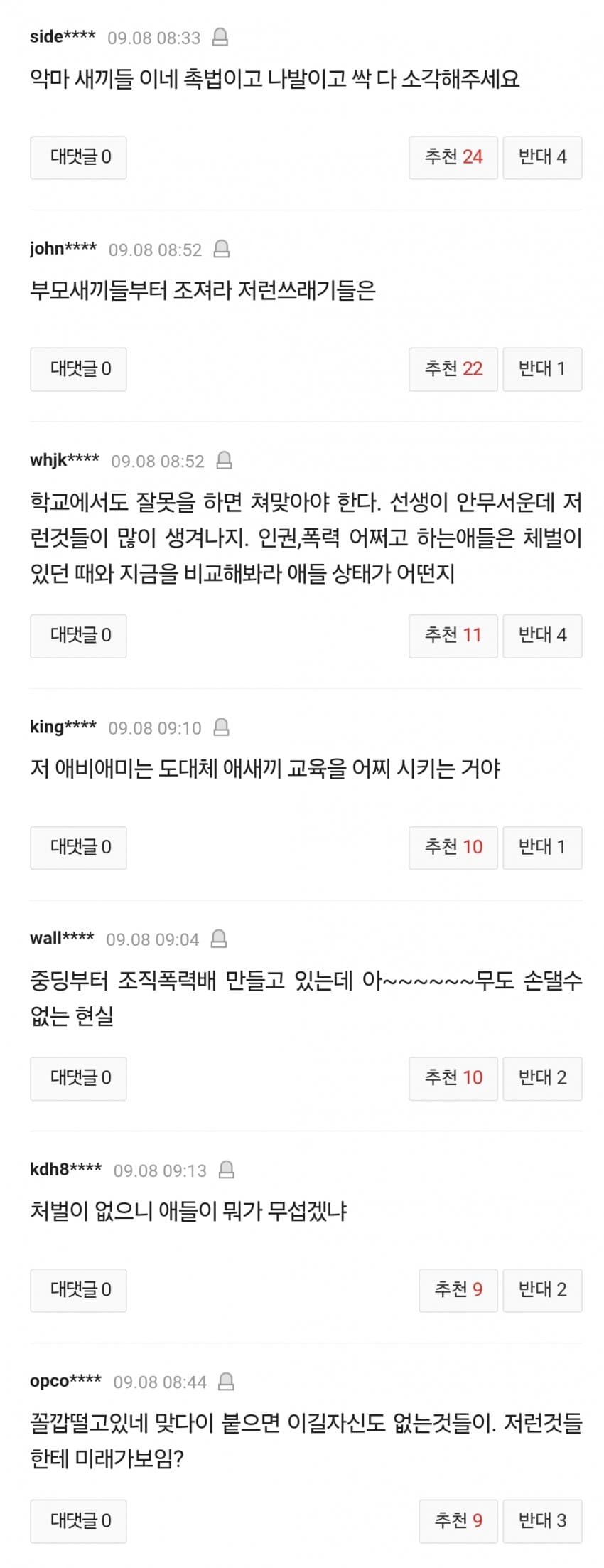 "형님" 학교서 '조폭' 따라한 중1 학생들…'내리폭행'에 가혹행위까지 (5)